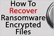 Find out how to restore files encrypted by ransomwar